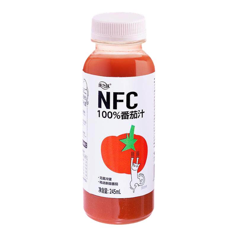 康之味 新疆NFC番茄汁 245ml*10瓶 果汁饮料