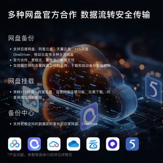 极空间 Z4Pro+ 8核16G内存 钛金灰 NAS网络存储