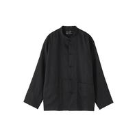 無印良品 MUJI 无印良品 汉麻水洗盘扣长袖衬衫式夹克