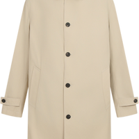 Massimo Dutti 男士100%棉翻领中长款夹克