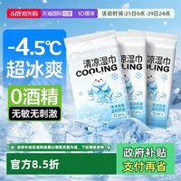 SnowDream 冷感清凉湿巾户外运动便携擦汗清凉降温湿巾