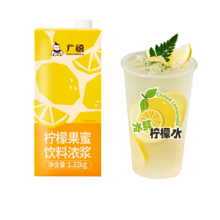 广禧优品 柠檬风味果蜜 果汁饮料