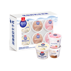 光明牌 优倍鲜奶冰淇淋 60g*6杯 混合口味
