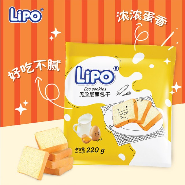88VIP：Lipo 原味面包干220g