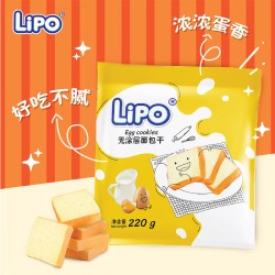 Lipo 原味 无涂层纯面包蛋糕干220g
