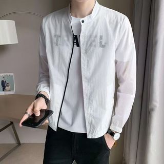 法曼斯 男士防晒衣 黑色 XL 薄款 夹克