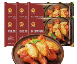 正大食品 新纽澳 奥尔良烤翅300g*6袋 共3.6斤