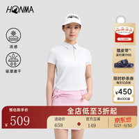 HONMA 2026新款夏季女士短袖polo 凉感运动透气轻薄户外风