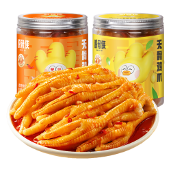 脱骨侠 无骨鸡爪488*2蒜香去骨柠檬凤爪肉零食酸辣泡椒鸡脚筋肉源头直发