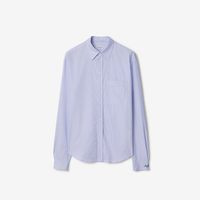 BURBERRY 男装 常规版型条纹棉府绸衬衫 81219931