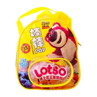 迪士尼 LOTSO草莓熊益生菌水果可吸果冻 560g