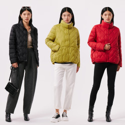千仞岗 反季清仓！春秋季轻薄短款羽绒服女士立领外套百搭休闲时尚潮流保暖防寒服