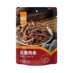 华味亨 五香肉条 90g 鸡肉干