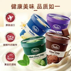 Bulla 薄荷巧克力曲奇香草大桶冰淇淋 460ml/290g