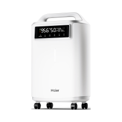 海尔 5L升制氧机家用吸氧机老人医用级直流变频静音四缸VPSA氧气机23dB