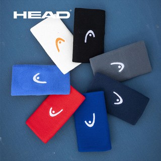  HEAD/海德 吸汗棉质 运动护腕 »丹阳红«长款2只