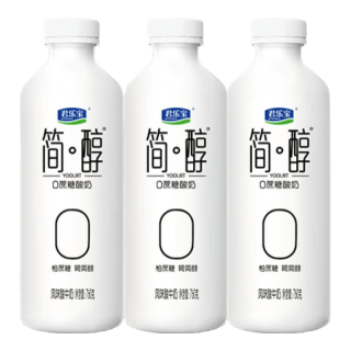 君乐宝 简醇 0添加蔗糖酸奶 760g*3桶