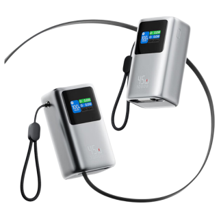 京东京造 JP368 45W快充自带线 10000mAh 移动电源