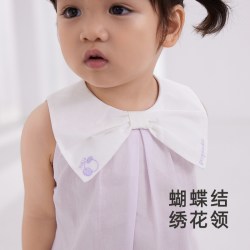 英氏 婴儿衣服夏女宝宝夏装纯棉哈衣2025新款连体衣夏季薄款包屁衣