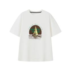 NAUTICA 儿童美式宽松纯棉短袖T恤