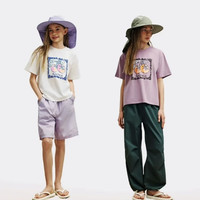 NAUTICA 抗菌 女童立体发泡印花T恤