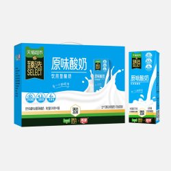 燕塘 猫超臻选80%生牛乳燕塘原味酸奶200ml*10盒礼盒装广府风味