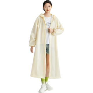 波溜紫 山羽杏 加厚长款 一次性雨衣
