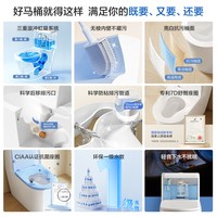 箭牌卫浴 大冲力虹吸式坐便器 家用卫生间马桶