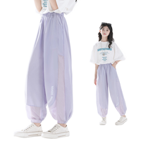 URBANSHOW 凉感冰丝网眼 女童长裤
