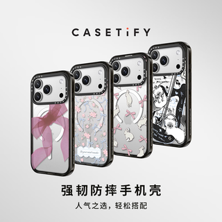 CASETiFY 失重3.0 透明黑框 iPhone16Plus手机壳