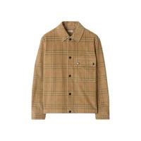 BURBERRY 格纹灯芯绒外套式衬衫