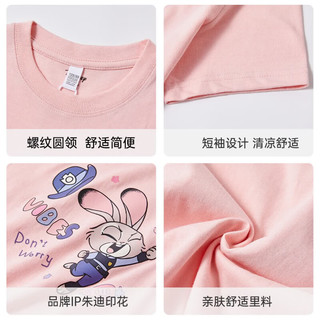  Disney/迪士尼 疯狂动物城印花 儿童短袖T恤