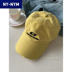 NY-NYM ins显白女春夏季贴布鸭舌帽