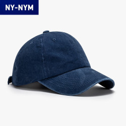 NY-NYM 日系水洗复古女弯檐户外棒球帽