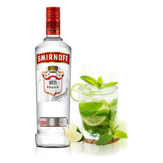 淘金币32.6元、今日必买：SMIRNOFF 红牌 伏特加 700ml 鸡尾酒基酒调酒
