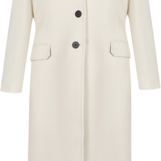 Massimo Dutti 女士加厚保暖垫肩宽松大衣
