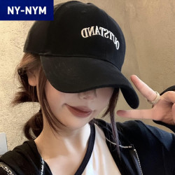 NY-NYM 韩版情侣加宽字母刺绣棒球帽