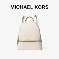MICHAEL KORS 迈克高仕MK Rhea Zip 中号女士大容量双肩包女包 奶白色 289 中号