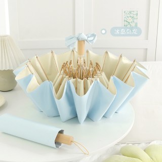 蕉下 16骨加固防风 加大双人两用 手动折叠雨伞