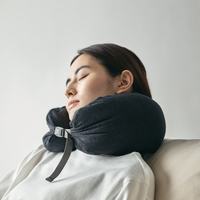 無印良品 MUJI 舒适颈部靠枕 深灰色