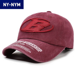 NY-NYM 欧美软顶复古鸭舌帽