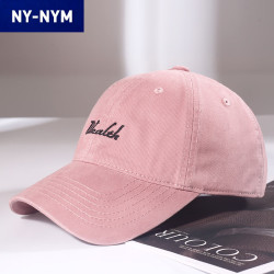 NY-NYM 女春软顶韩版刺绣棒球帽