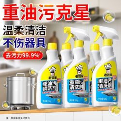 能臣 老管家重油污清洁剂油污净家用抽油烟机清洗剂浴室厨房除垢泡沫剂