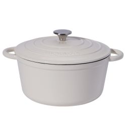 LOCK&LOCK CIC2406 铸铁炖锅 24cm 白色