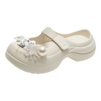 MIO 厚底增高 女士凉拖鞋