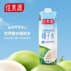 佳果源 椰子水 1L*6瓶 6L
