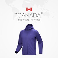 ARC'TERYX ARC‘TERYX/始祖鸟男士短款抓绒衫红色/紫色长袖保暖