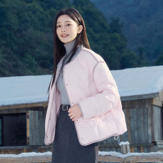 坦博尔 TB5330258Z 轻薄保暖 水晶玫瑰 XS(155) 女士羽绒服