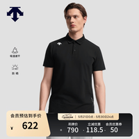 迪桑特 TRAINING系列男士吸湿速干UPF50+防晒翻领短袖POLO衫运动夏季新款
