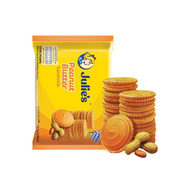 移动端：茱蒂丝 便携装 花生酱夹心饼干